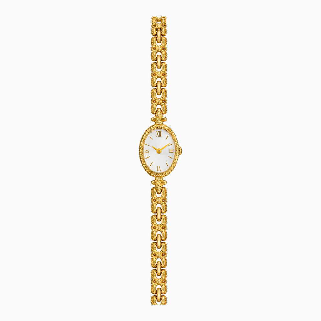 Blandine Watch - זהב - לבן