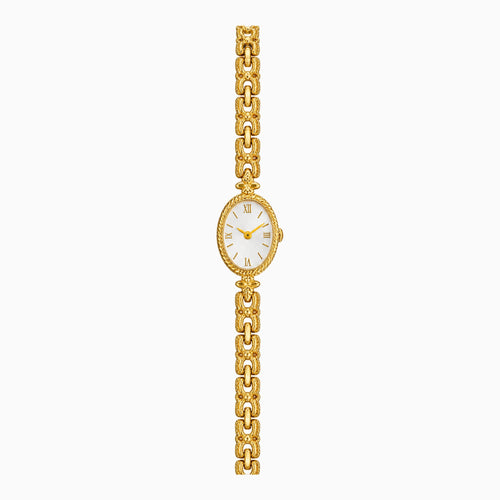 Blandine Watch - זהב - לבן