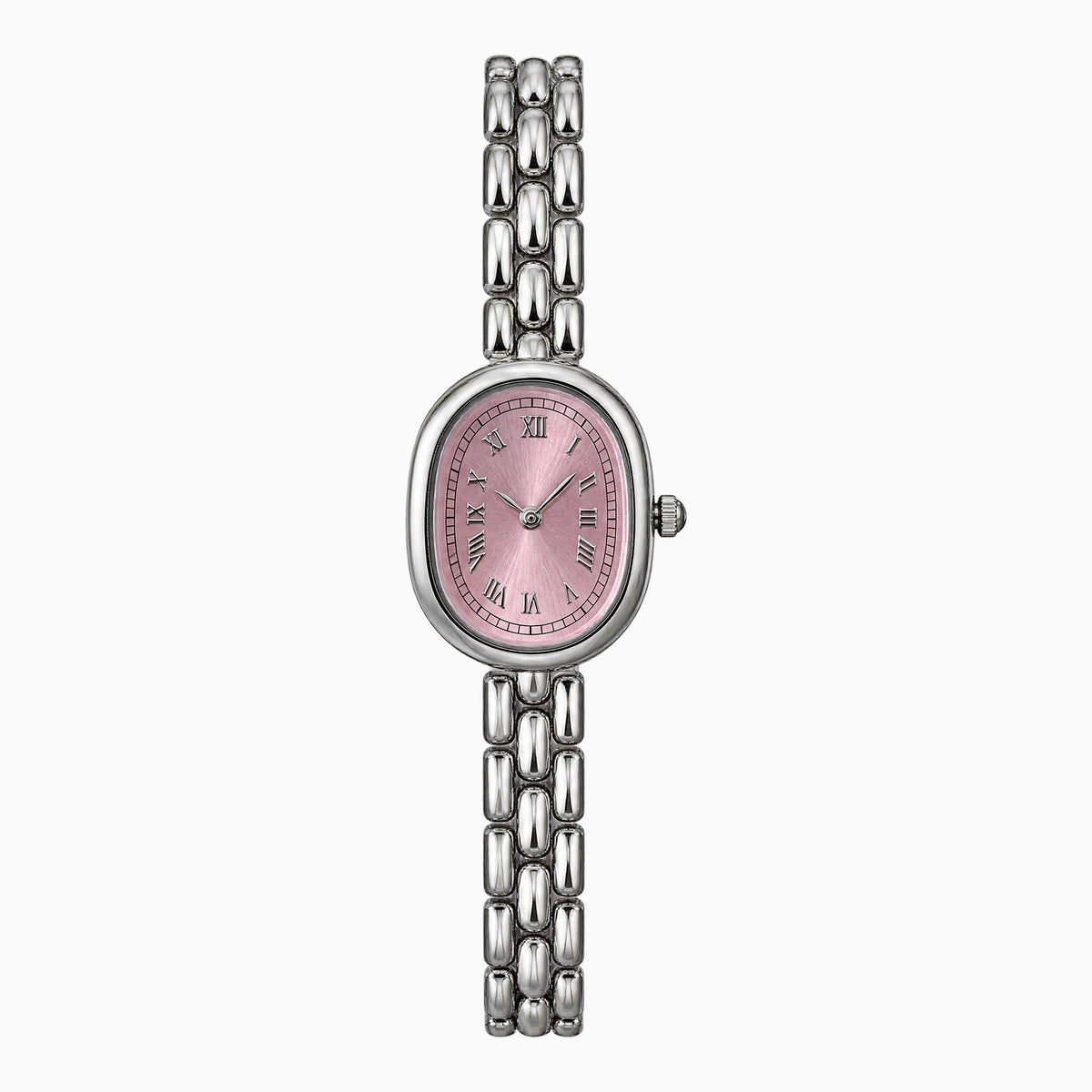 Clémentine Watch - כסף - ורוד