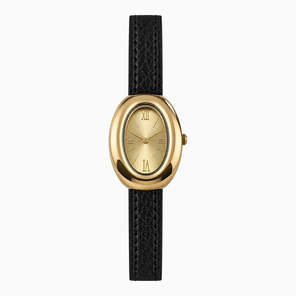 Constance Watch - זהב - רצועה שחורה
