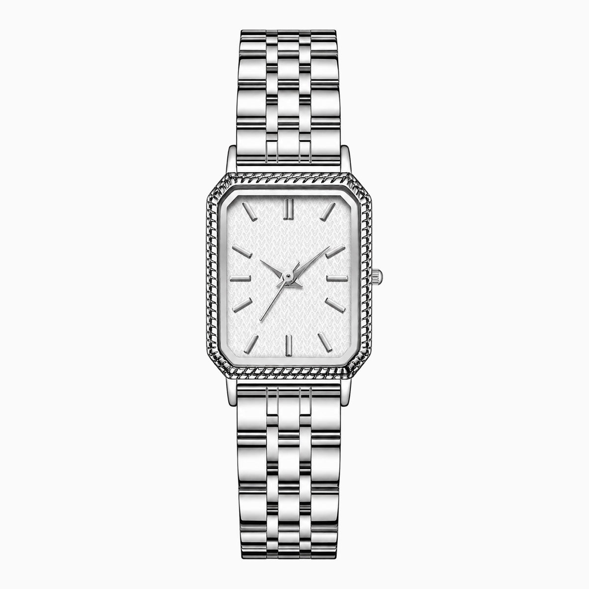 Dorothée Watch - כסף - לבן