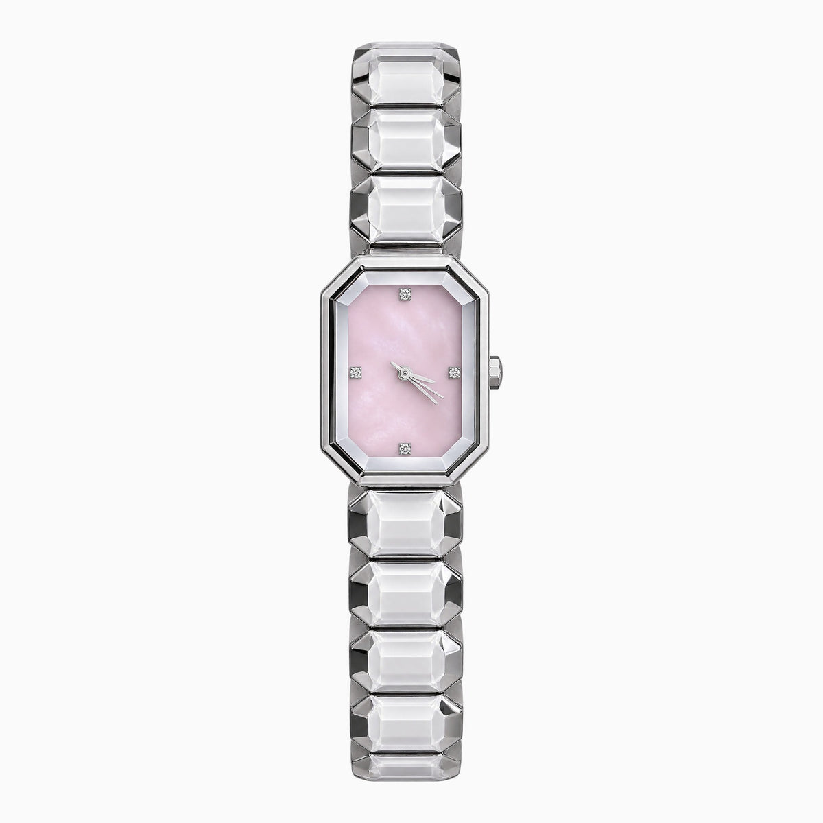 Hermine Watch - כסף - ורוד